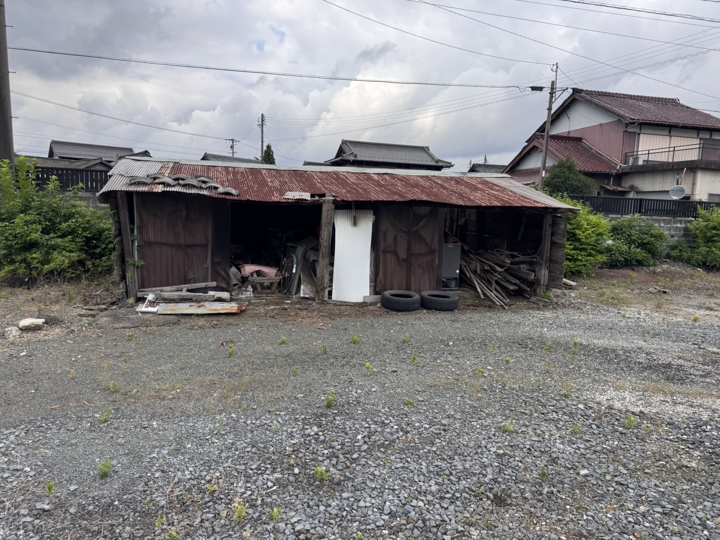 【木造倉庫解体工事】三重県いなべ市大安町(2025年6月)